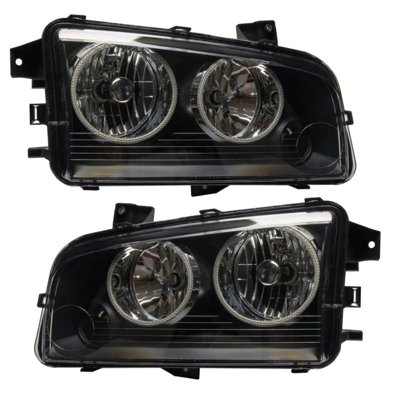 ORACLE Lighting — 2005-2010 Dodge Charger Pre-Assembled LED Halo Headlights - (Non-HID)