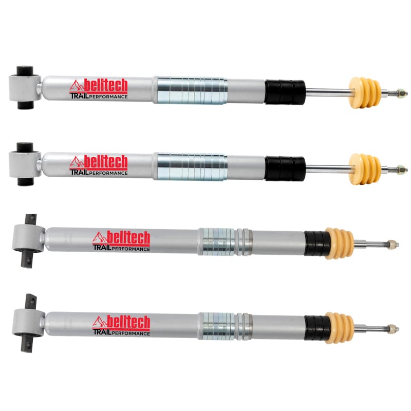 Belltech — TRAIL PERFORMANCE SHOCK SET (LIFTING) - 9733
TRAIL PERFORMANCE SHOCK SET (LIFTED)