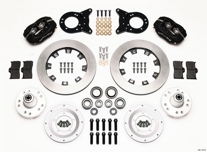 Wilwood — KIT,FRONT,MUSTANG 70-73,FDLI,12.19 BLACK POWDER COAT