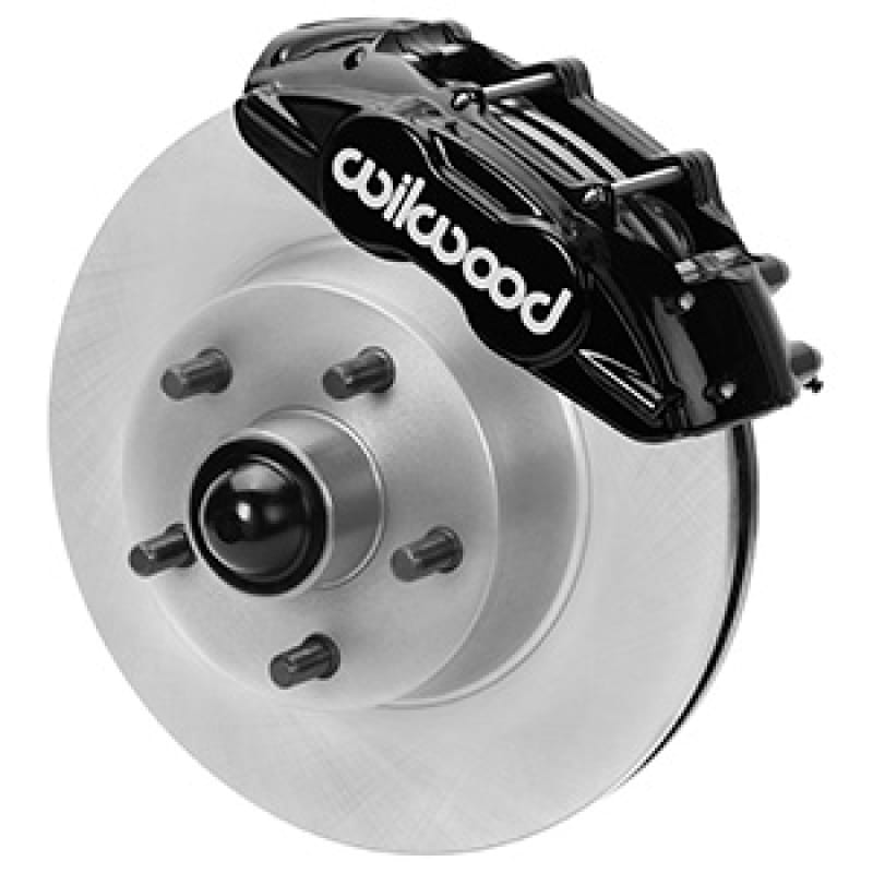 Wilwood — Wilwood 65-67 Ford Mustang D11 11.29 in. Vtd. Brake Kit w/ Flex Lines