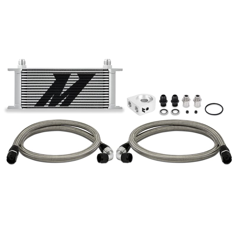 Mishimoto — Universal Oil Cooler, 16-Row, Silver, Kit