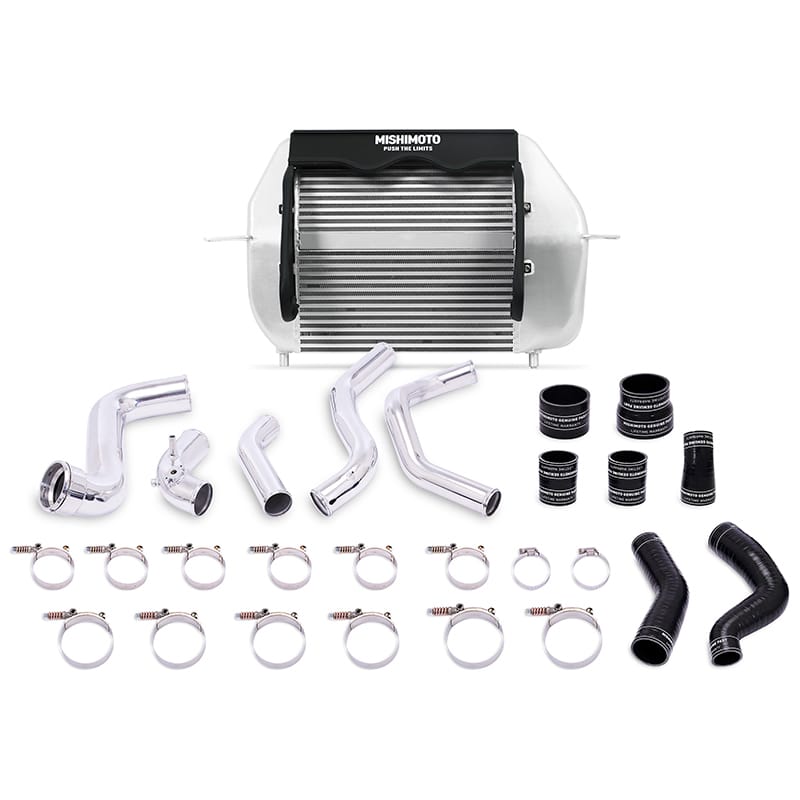 Mishimoto — Mishimoto 2011-2014 Ford F-150 EcoBoost Silver Intercooler w/ Polished Pipes