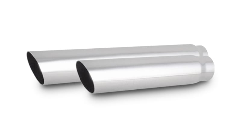Vibrant — 3" Round Stainless Steel Tip (Single Wall, Angle Cut) - 2.5" inlet, 11" long
Exhaust Tip