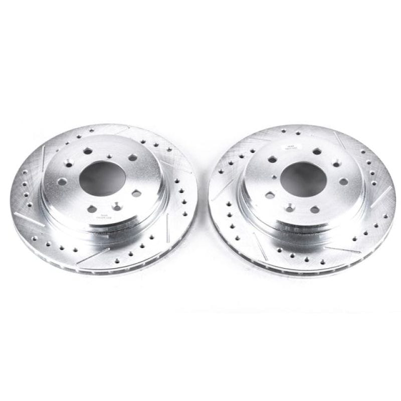 PowerStop — PowerStop Evolution Performance Drilled, Slotted & Plated Brake Rotor Pair