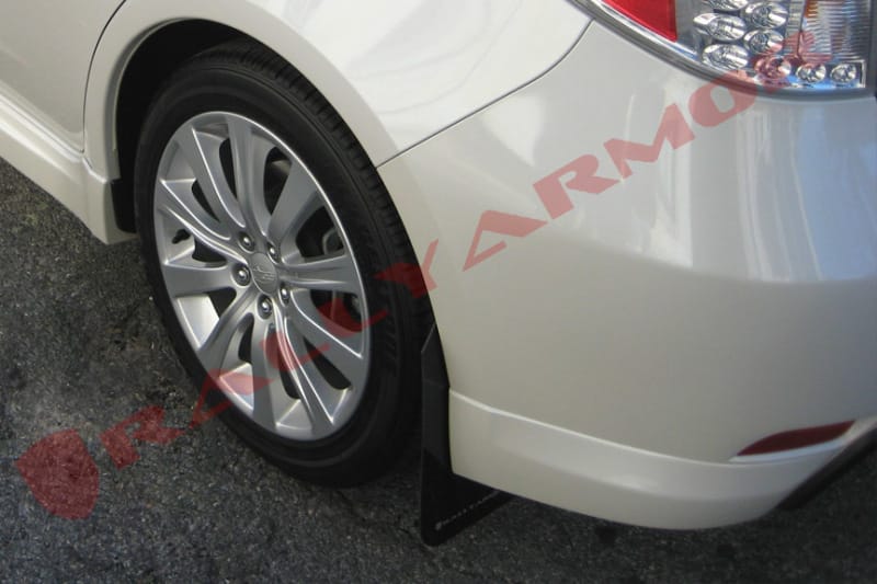 Rally Armor — Black Mud Flap/Grey Logo