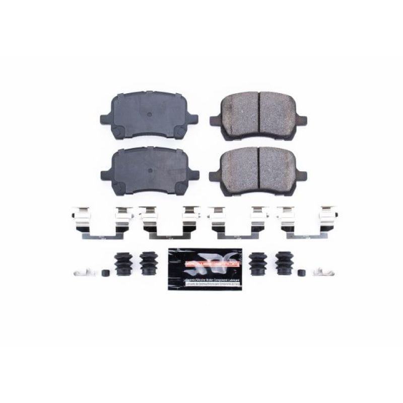 PowerStop — PowerStop - Z23 Daily Driver Carbon-Fiber Ceramic Brake Pads with Hardware Kit