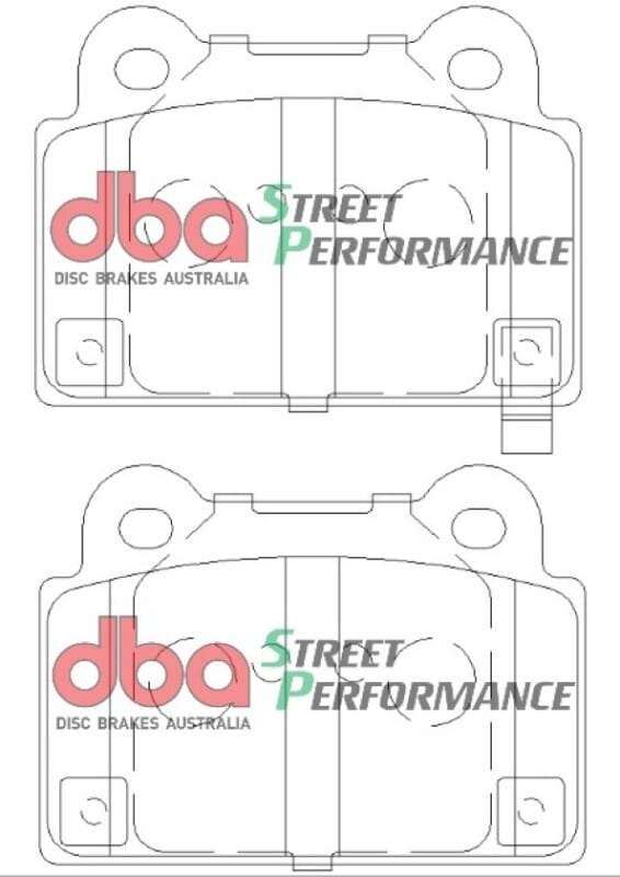 DBA — Rear Street Performance Brake Pads