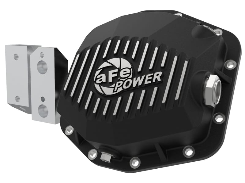 aFe — Pro Series Dana M220 Rear Differential Cover Black w/ Machined Fins