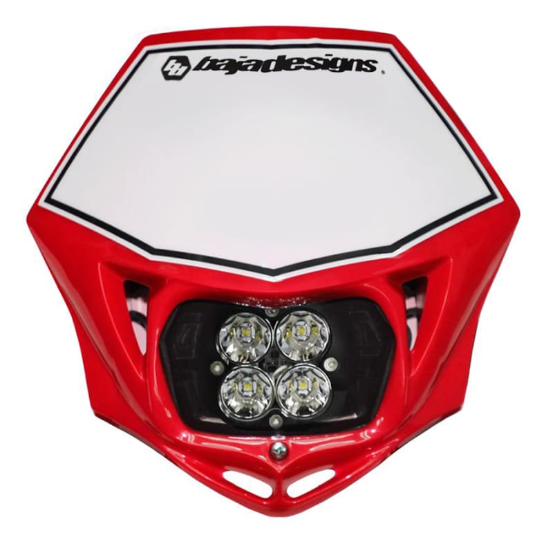 Baja Designs — Baja Designs Motorcycle Race Light LED DC Red Squadron Sport