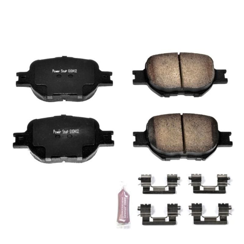 PowerStop — PowerStop - Z23 Daily Driver Carbon-Fiber Ceramic Brake Pads with Hardware Kit