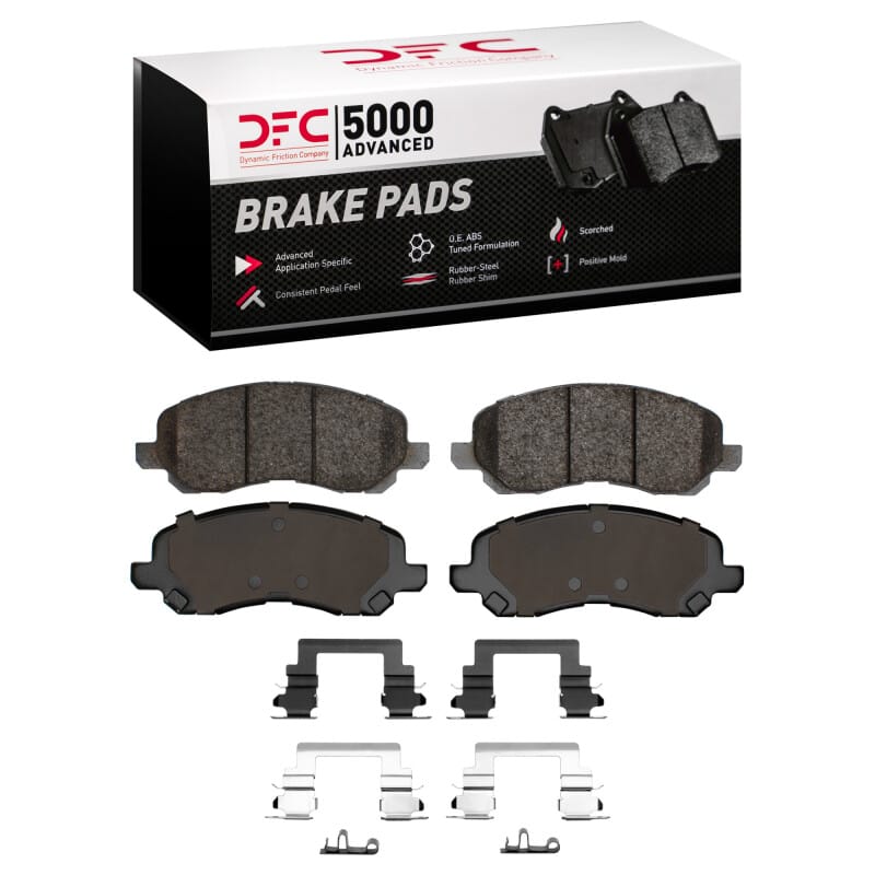 DFC — DFC 5000 Advanced Pads - Semi-Metallic and Hardware Kit