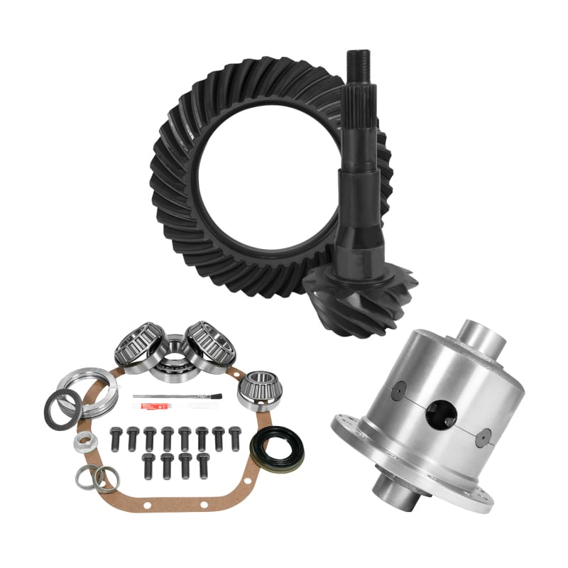 Yukon Gear & Axle — 10.5in. Ford 3.73 Rear Ring/Pinion; Install Kit; 35 Spline Posi
10.5" Ford 3.73 Rear Ring & Pinion, Install Kit, 35 Spline Posi