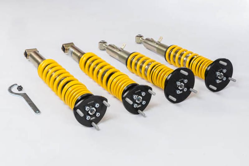 ST Suspensions — Height Adjustable Coilovers with Aluminum Top Mounts and Adjustable Damping