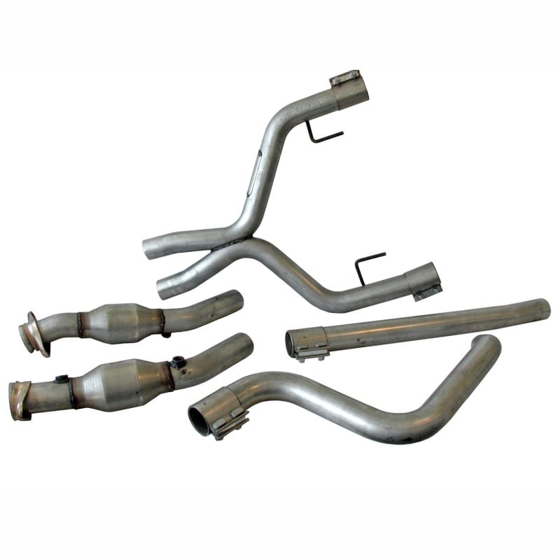 BBK — 2005-2010 MUSTANG V6 DUAL EXHAUST CONVERSION X PIPE KIT WITH CATS
High Flow True Dual V6 Mustang Exhaust Conversion