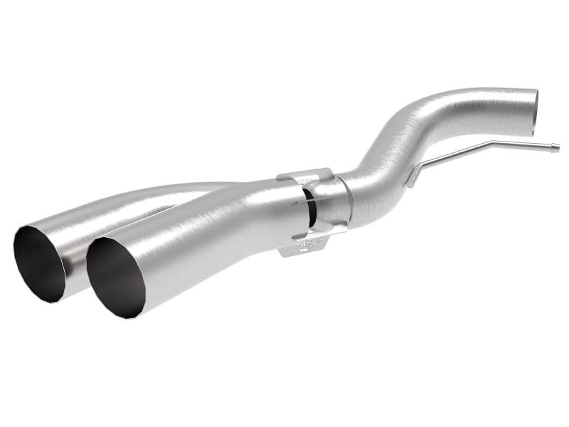 aFe — Rebel 409 Stainless Steel DPF-Back Exhaust System w/ Dual Brushed Tips