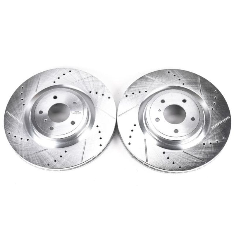 PowerStop — PowerStop Evolution Performance Drilled, Slotted & Plated Brake Rotor Pair