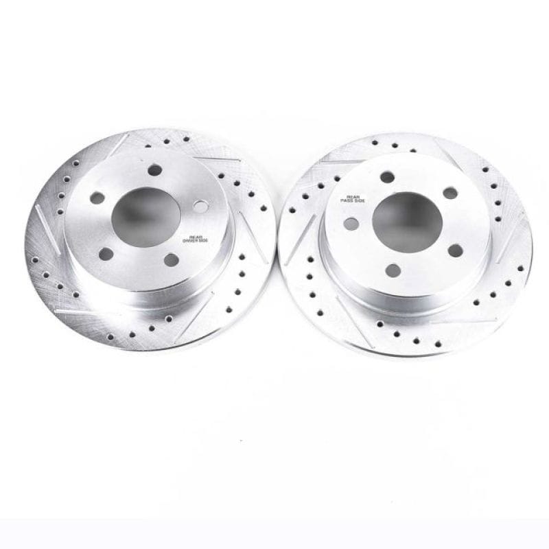 PowerStop — PowerStop Evolution Performance Drilled, Slotted & Plated Brake Rotor Pair