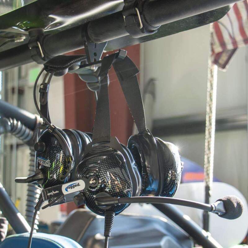 Rugged Radios — Rugged Radios Dual Headset Hanger with Bar Mount 1.25 Inches Tube Diameter