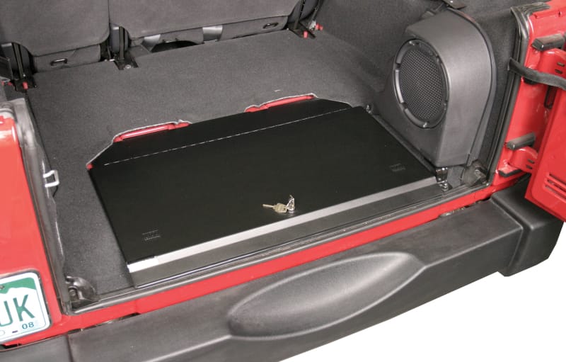 Tuffy Products — Tuffy 07-18 Jeep Wrangler Jk Cubby Cover W/ Key Lock
Locking Lid