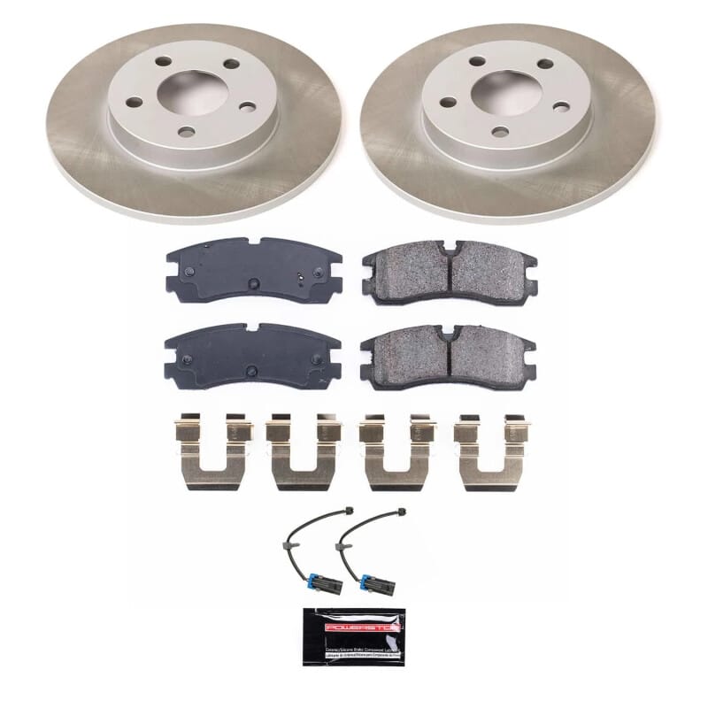 PowerStop — Semi-Coated Rotor and Low-Dust Ceramic Brake Pad Kit