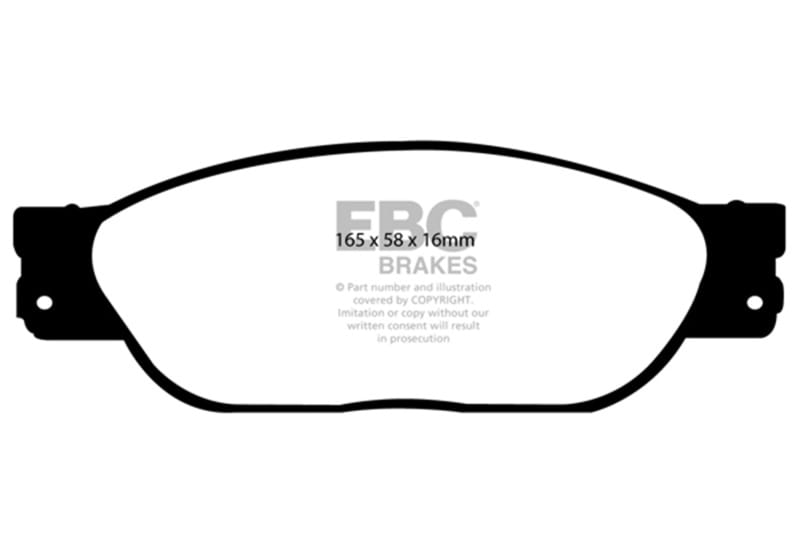EBC — Redstuff Ceramic Low Dust Brake Pads