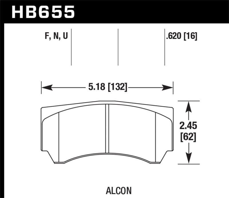Hawk Performance — HPS 5.0 Disc Brake Pad