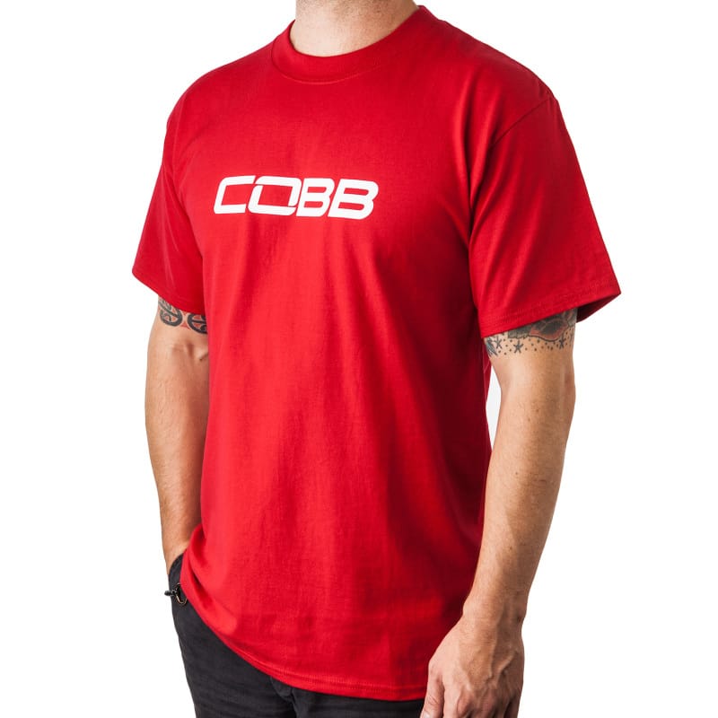 COBB — Cobb Tuning Logo Mens T-Shirt (Red) - Large