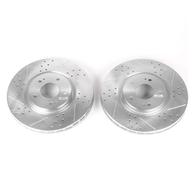 PowerStop — PowerStop Evolution Performance Drilled, Slotted & Plated Brake Rotor Pair