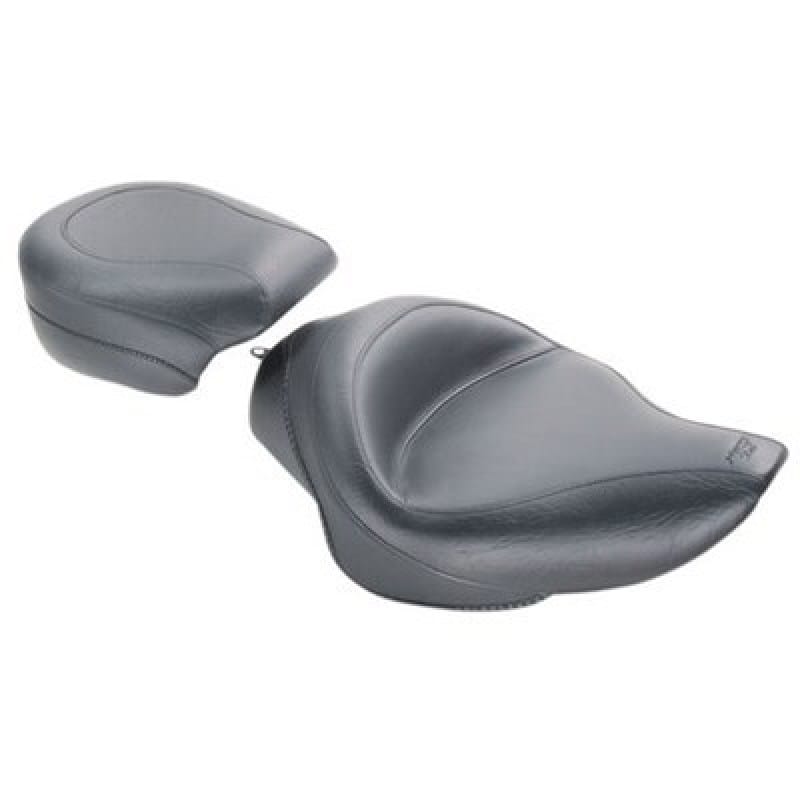 Mustang Motorcycle — Mustang 04-21 Harley Sportster Wide Touring Passenger Seat - Black