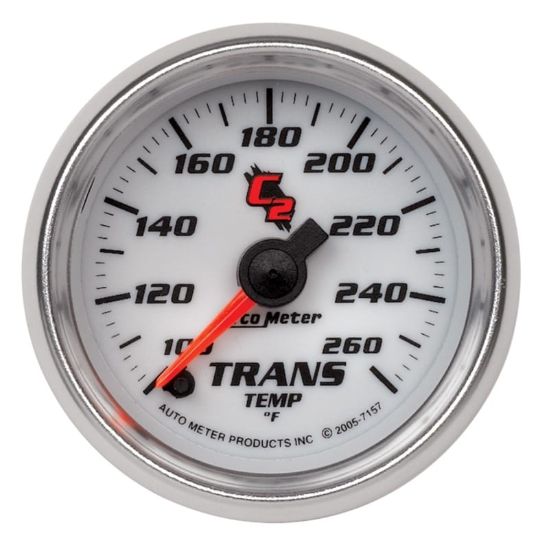 AutoMeter — GAUGE, TRANSMISSION TEMP, 2 1/16", 100-260?F, DIGITAL STEPPER MOTOR, C2