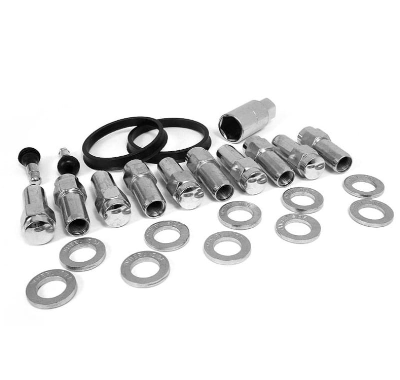 Race Star — Race Star 14mm x 1.5 Open End 1.38in Shank w/ .875in Head 15+ Mustang Deluxe Lug Kit - 10 PK