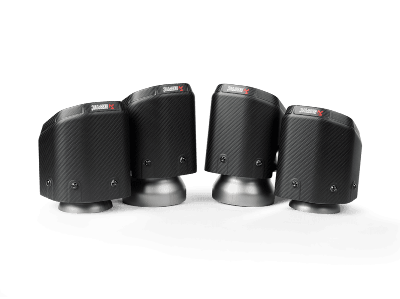 Akrapovic — Akrapovic Hexagonal Design Carbon Fiber Tail Pipe Set