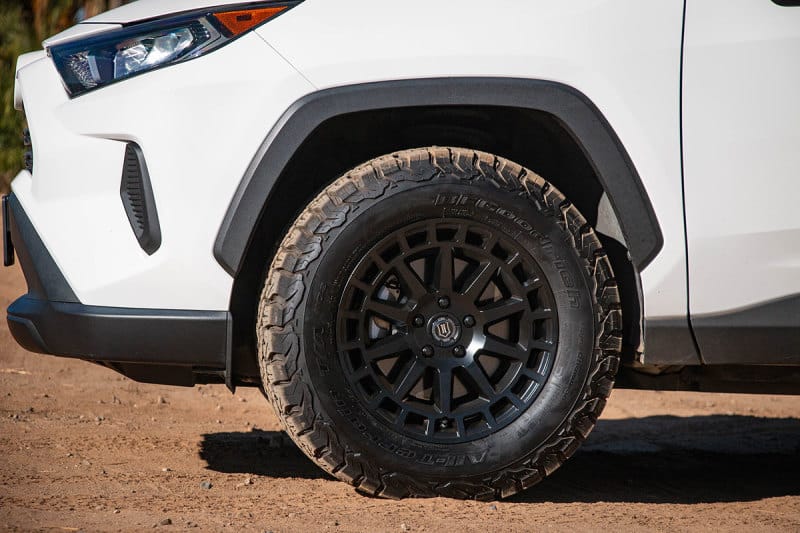 ICON — ICON ALLOYS JOURNEY SAT BLK - 17 X 8 / 5 X 4.5 / 38 MM / 6" BS