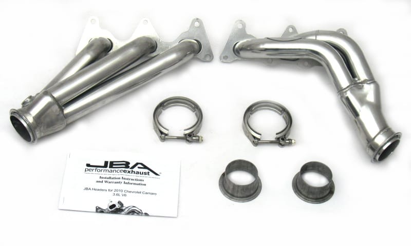 JBA — JBA 10-11 Camaro 3.6L V6 1-5/8in Primary Silver Ctd Cat4Ward Header
Exhaust Header