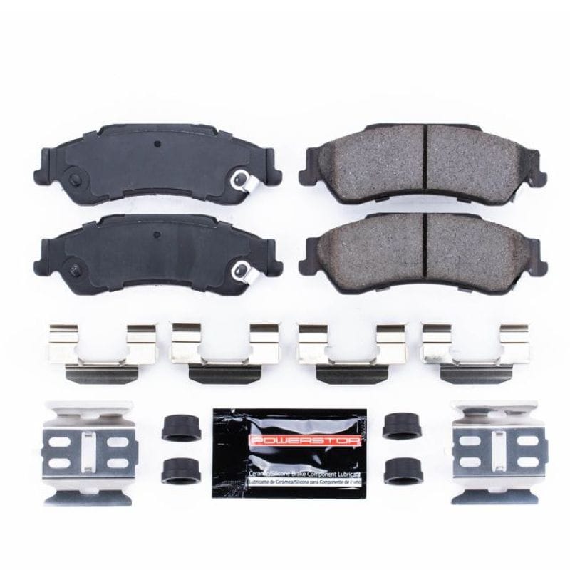 PowerStop — PowerStop - Z23 Daily Driver Carbon-Fiber Ceramic Brake Pads with Hardware Kit