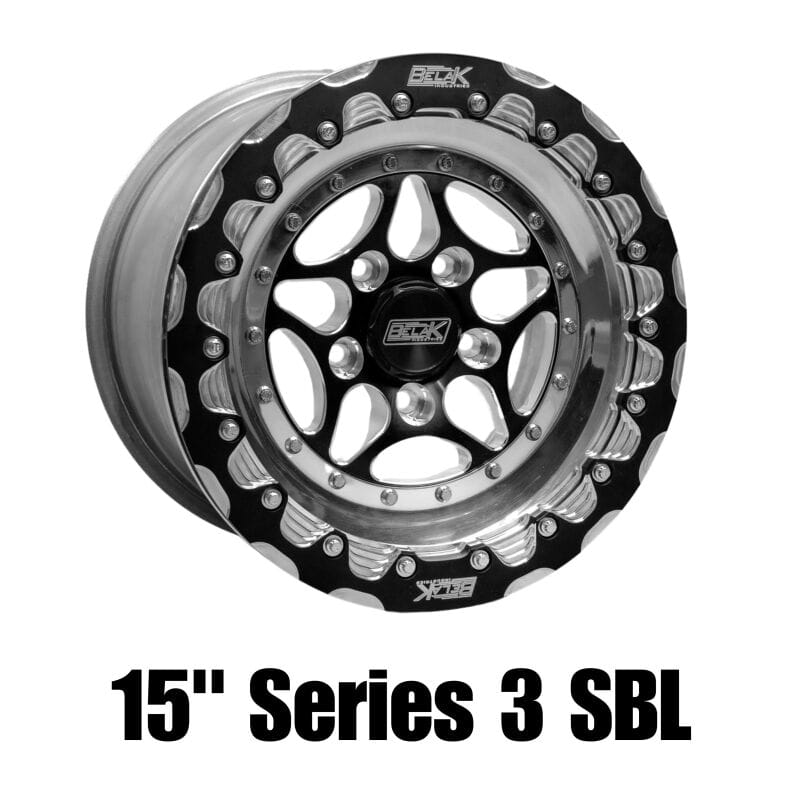Belak Wheels — Belak 15x8 / 5in BS / 5x114.3 BP / High Pad / Series 3 Wheel - Single Beadlock Billet Outer Lip