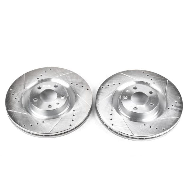 PowerStop — PowerStop Evolution Performance Drilled, Slotted & Plated Brake Rotor Pair