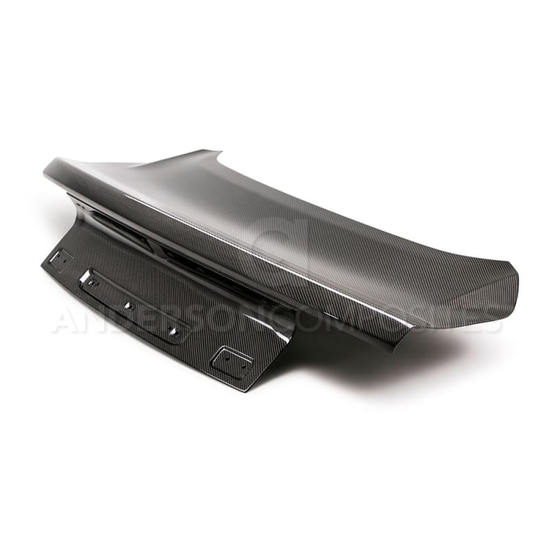 Anderson Composites — Anderson Composites 15-18 Ford Mustang Type-OE Double Sided Carbon Fiber Decklid