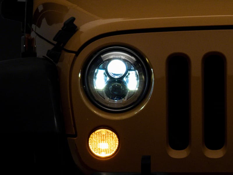 Raxiom — Raxiom 07-18 Jeep Wrangler JK 7-In LED Headlights- Chrome Housing (Clear Lens)
Headlights