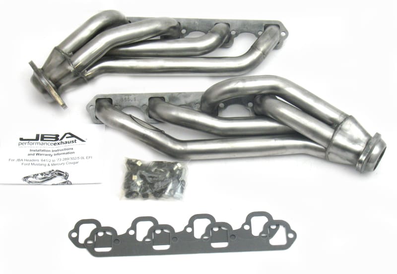 JBA — JBA 65-73 Ford Mustang 260-302 SBF 1-5/8in Primary Raw 409SS Mid Length Header
Exhaust Header