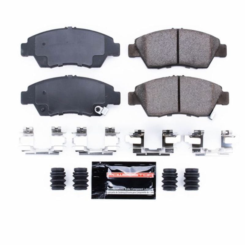 PowerStop — PowerStop - Z23 Daily Driver Carbon-Fiber Ceramic Brake Pads with Hardware Kit