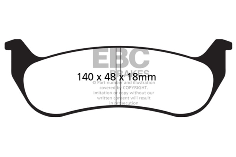 EBC — Greenstuff 2000 Series Sport Brake Pads