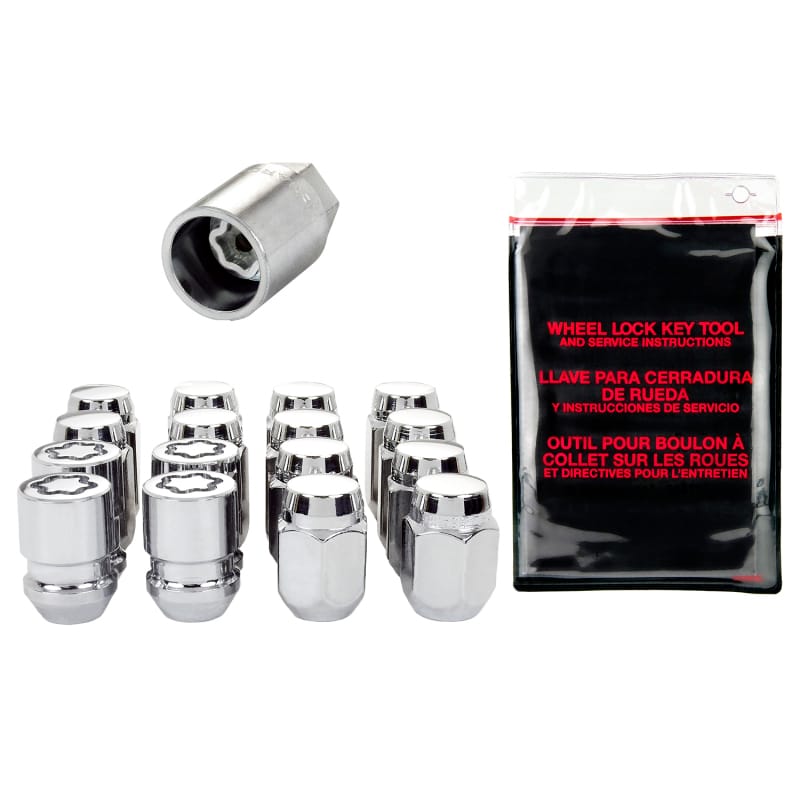 McGard — Cone Seat Exposed Style Wheel Installation Kit-Chrome