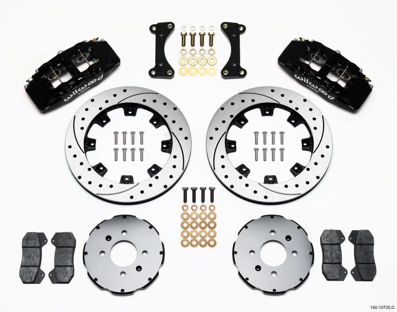 Wilwood — KIT,FRONT,INTEGRA/CIVIC,W/OEM,262mm ROTOR,DP6,DRILLED