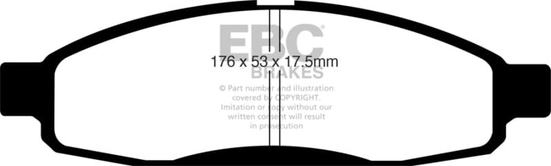 EBC — EBC 05-06 Infiniti QX56 5.6 (Bosch) Ultimax2 Front Brake Pads
Disc Brake Pad