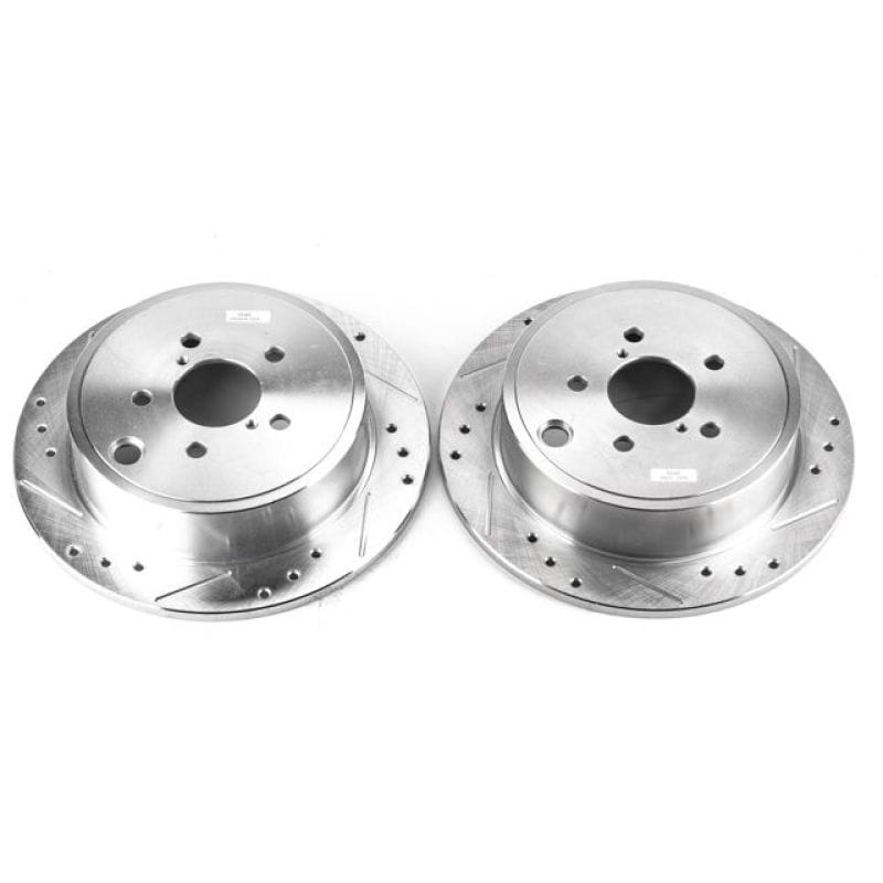PowerStop — PowerStop Evolution Performance Drilled, Slotted & Plated Brake Rotor Pair