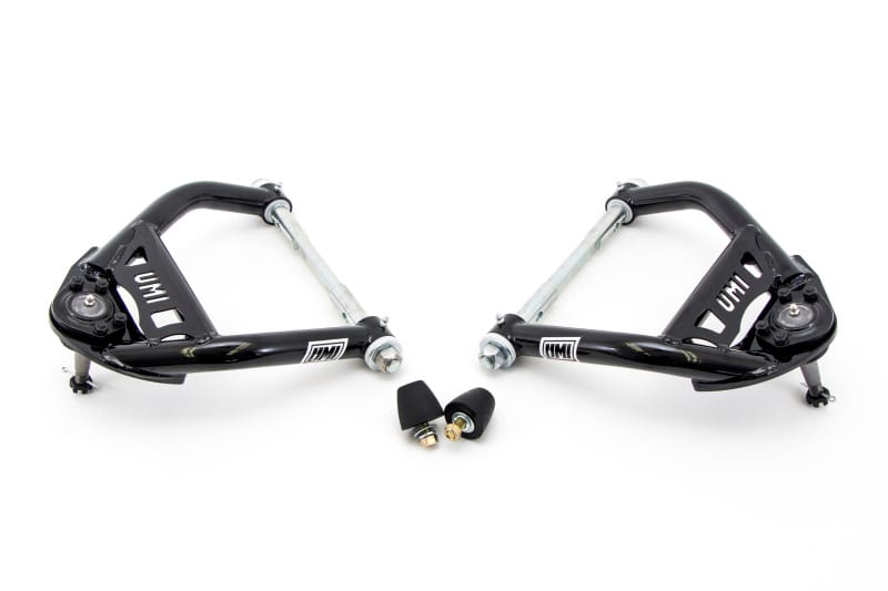 UMI Performance — 4033-1 - 1964-1972 A-Body Tubular Front Upper A-arms, ½” Taller Ball Joints