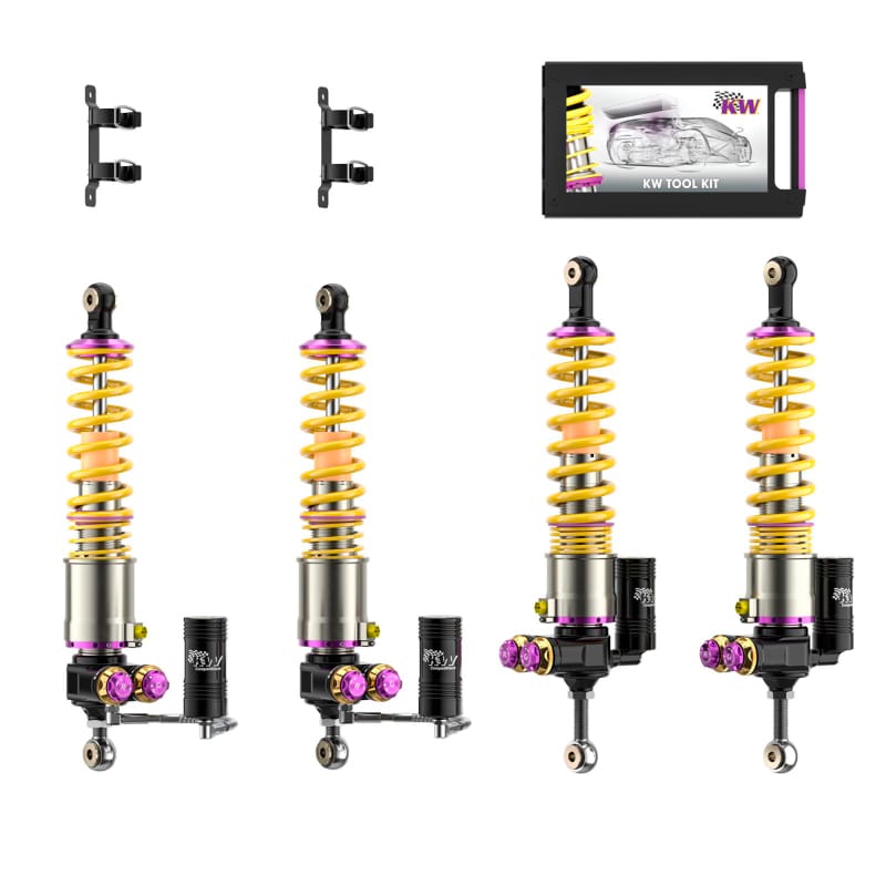 KW — Adjustable Coilover Suspension with Hydraulic Front & Rear Axle Lift System
KW COILOVER KIT V5 + HLS4 - 30971427