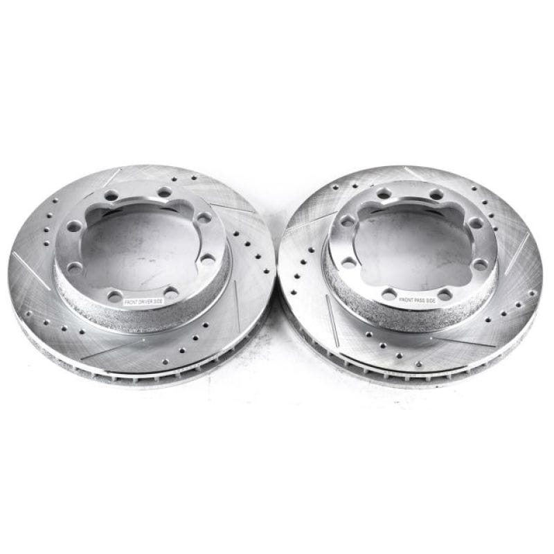 PowerStop — PowerStop Evolution Performance Drilled, Slotted & Plated Brake Rotor Pair