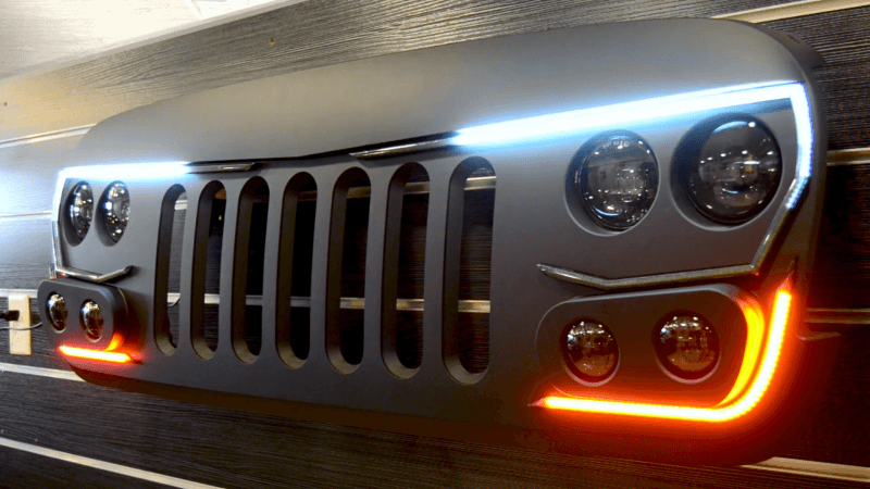 ORACLE Lighting — Vector Jeep Wrangler JK Grill Display
